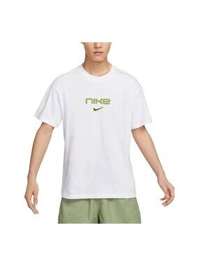 NWT Nike-Sportswear Graphic T-Shirt Asia Sizing White Size M Tall